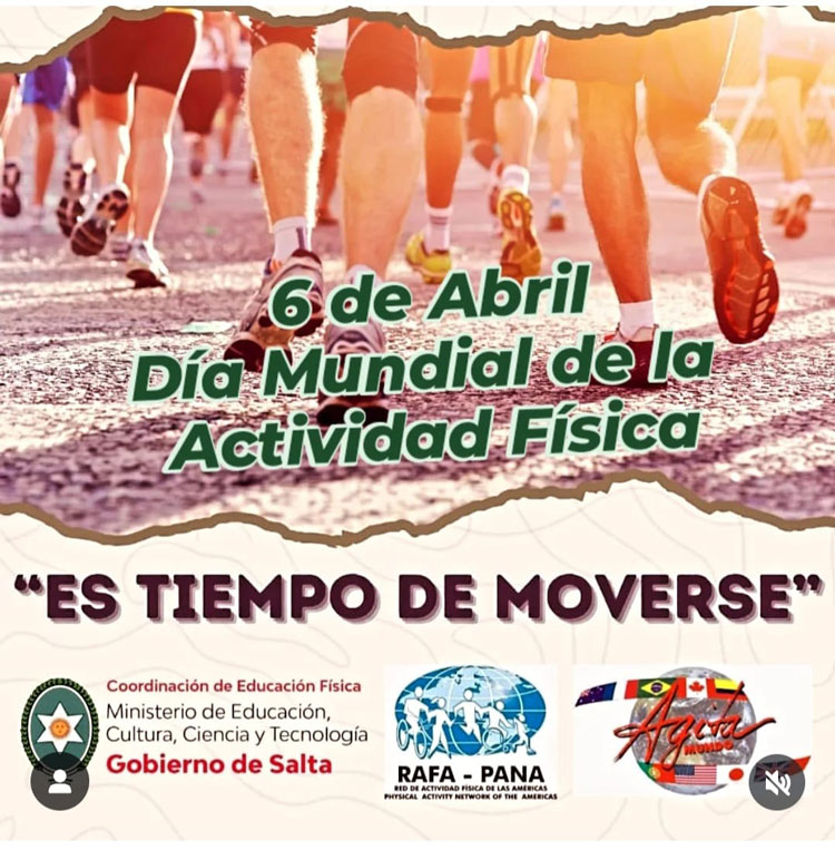 Imagen: 6 de abril · Día Mundial de la Actividad Física