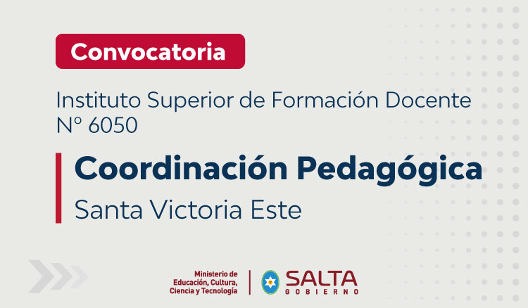 Imagen: Convocatoria Coordinación Pedagógica