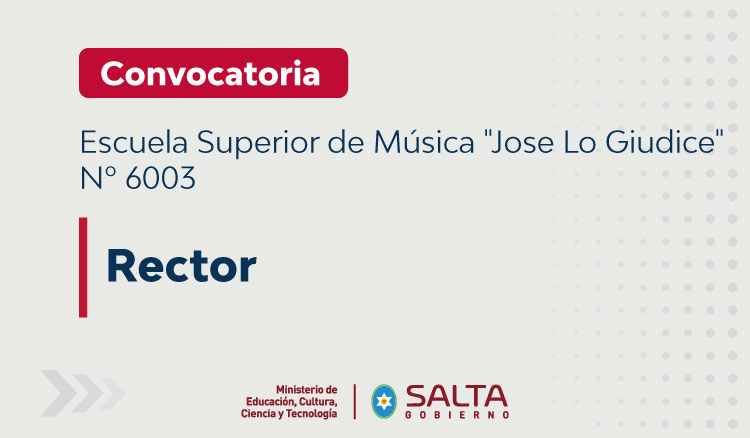 Imagen: Convocatoria Rector
