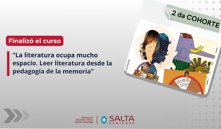 Imagen: Finalizó el curso “La literatura ocupa mucho espacio. Leer literatura desde la pedagogía de la memoria”