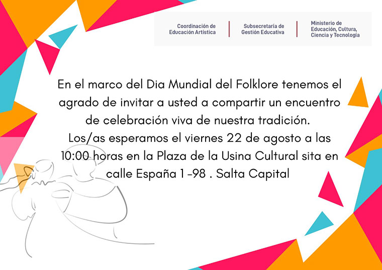 Imagen: Taller: Día Mundial del Folklore