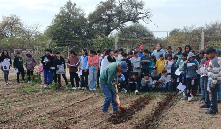 Fotografía: Educación promueve la soberanía alimentaria en escuelas de Rivadavia, Orán y San Martín