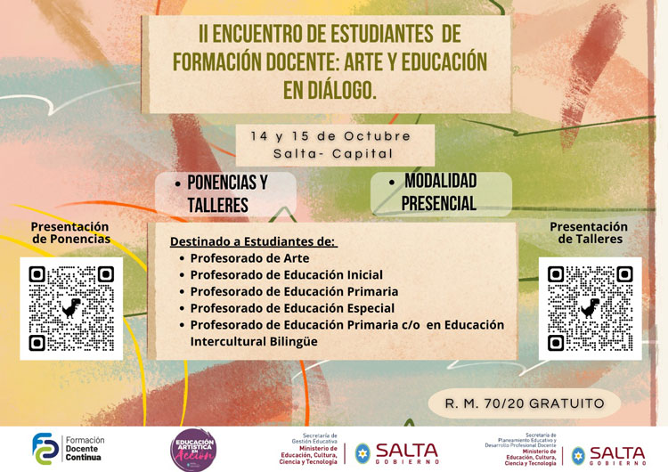 Imagen: II Encuentro de Estudiantes de Formación Docente