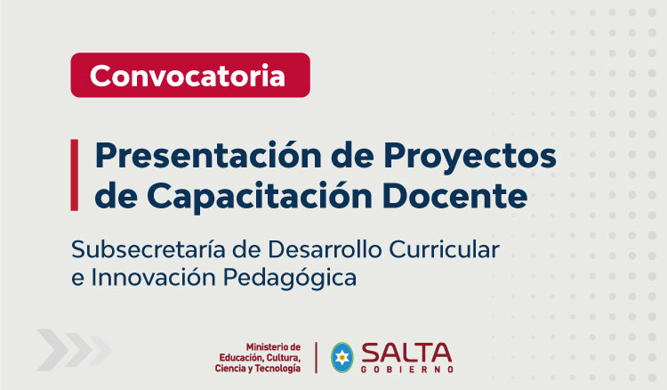 Imagen: Convocatoria abierta para presentación de Proyectos de Capacitación