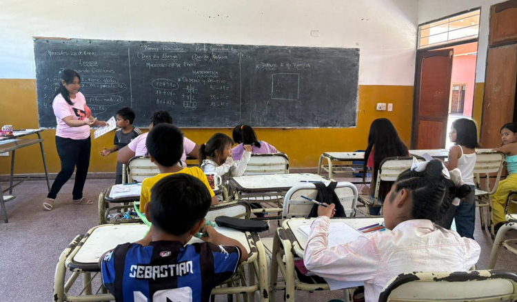 Fotografia: Educación supervisó el funcionamiento del Refuerzo Estival en el norte provincial