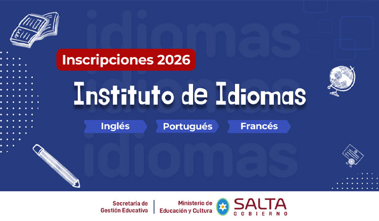 Imagen: El Instituto de Idiomas de Salta abre las inscripciones 2026