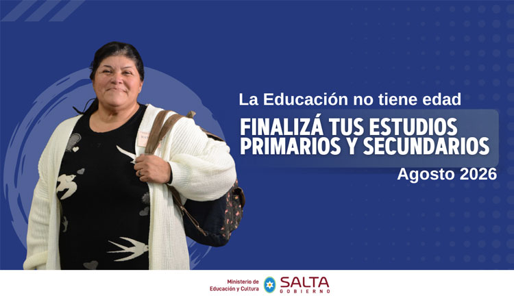 Imagen: Están abiertas las inscripciones para finalizar los estudios secundarios en BSPA, CENS y Sistema Virtual