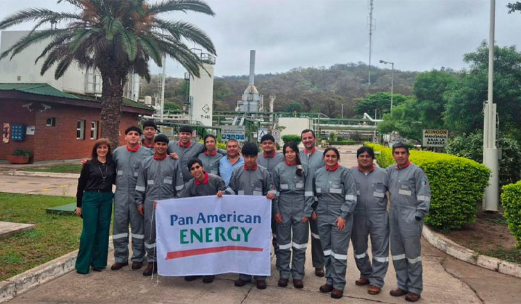 Fotografía: Estudiantes salteños de escuelas técnicas comenzaron sus pasantías en Pan American Energy