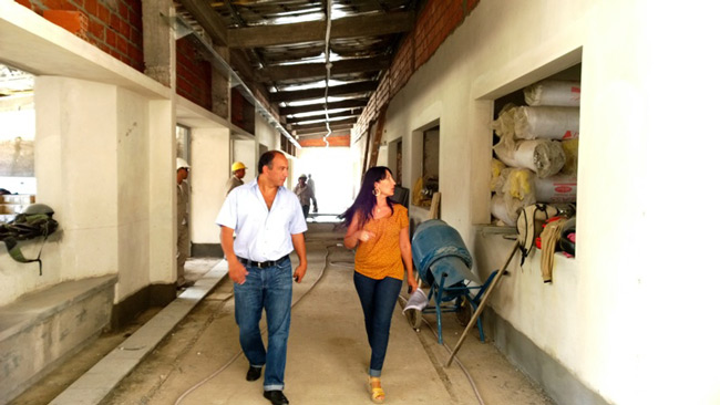 Construyen el nuevo edificio del Colegio María Teresa Cadena de Hessling