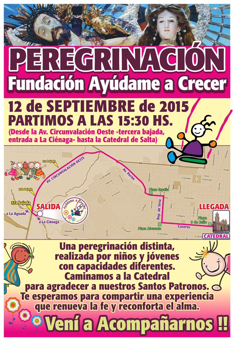 Peregrinación Fundación Ayúdame a Crecer