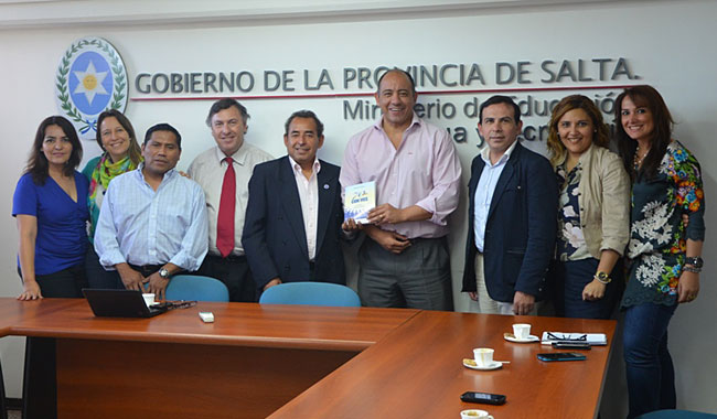 Reunión con los miembros de la delegación Salta de la Sociedad Argentina de Locutores