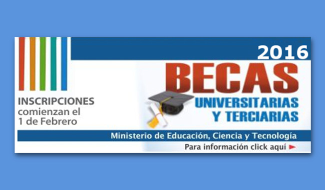 Becas universitarias y terciarias