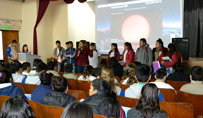 Taller experimental en astronomía