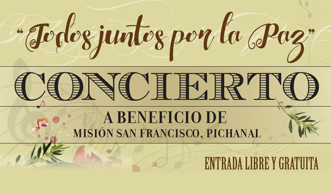conciertos gratuitos a beneficio de la comunidad San Francisco de Pichanal Conciertos gratuitos a beneficio de la comunidad San Francisco de Pichanal