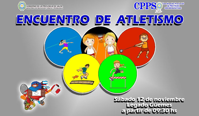 Encuentro de atletismo para Escuelas Abiertas y CAI