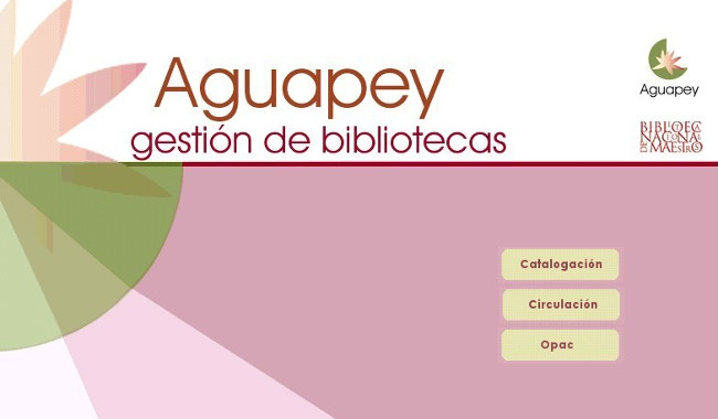 Software AGUAPEY del Programa BERA (Bibliotecas Escolares de la República Argentina)