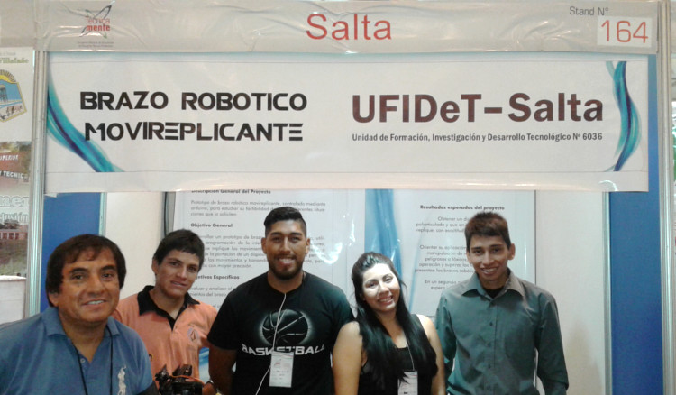 INET distinguió el brazo robótico creado por UFIDeT