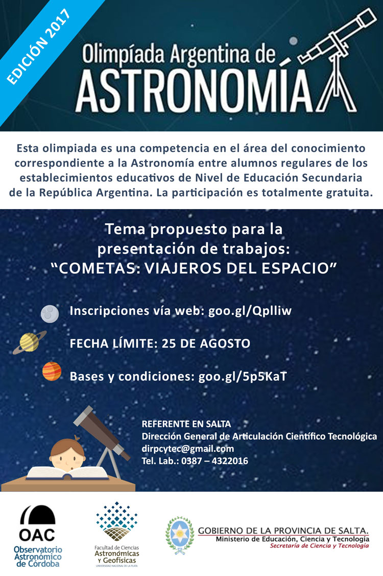 Olimpiada Argentina de Astronomía Olimpiada Argentina de Astronomía