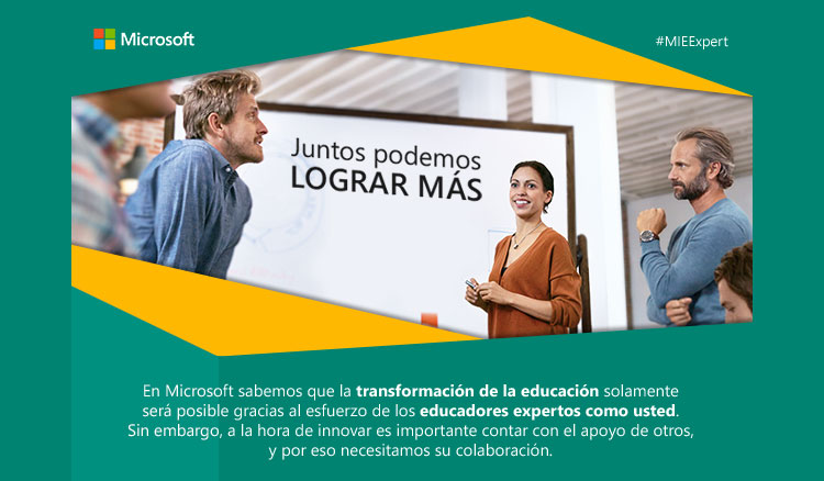 Convocatoria al Programa Educador Experto de Microsoft