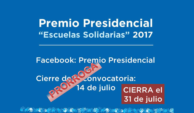 Abierta la convocatoria Premio Presidencial 