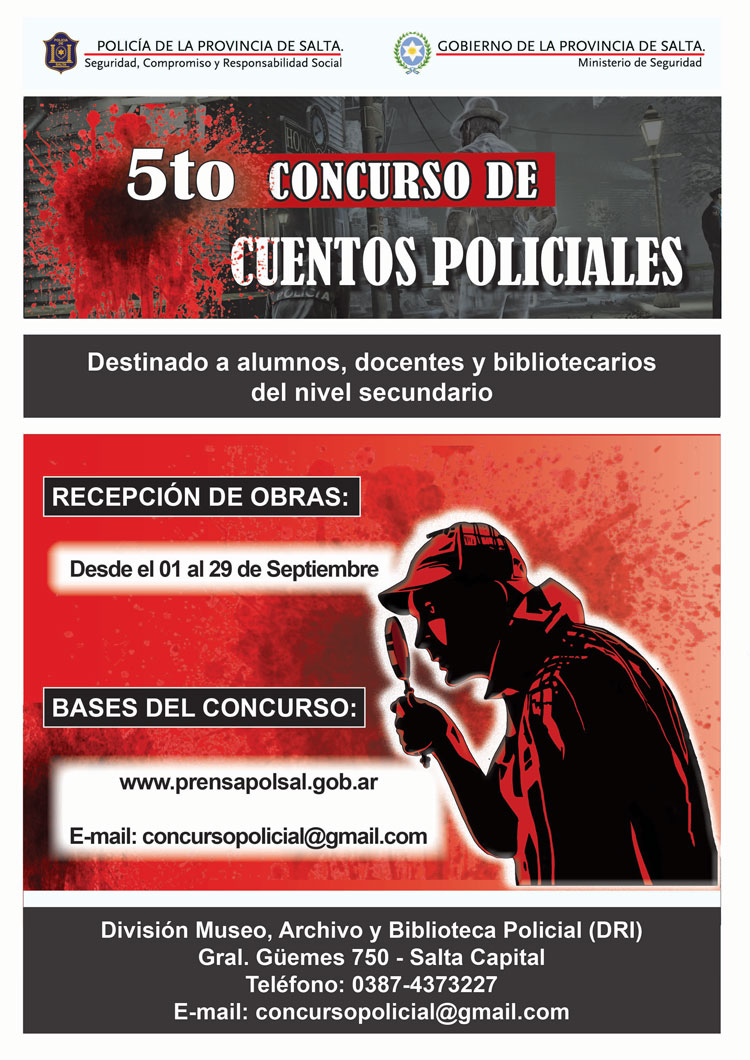 5to Concurso de Cuentos Policiales 5to Concurso de Cuentos Policiales