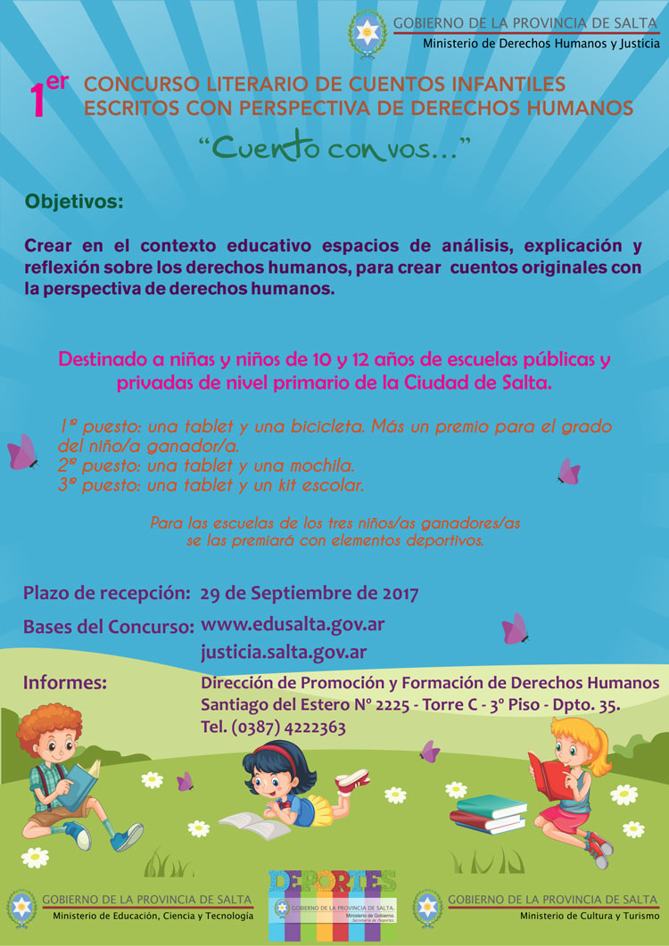 1º Concurso literario de cuentos infantiles 1º Concurso literario de cuentos infantiles