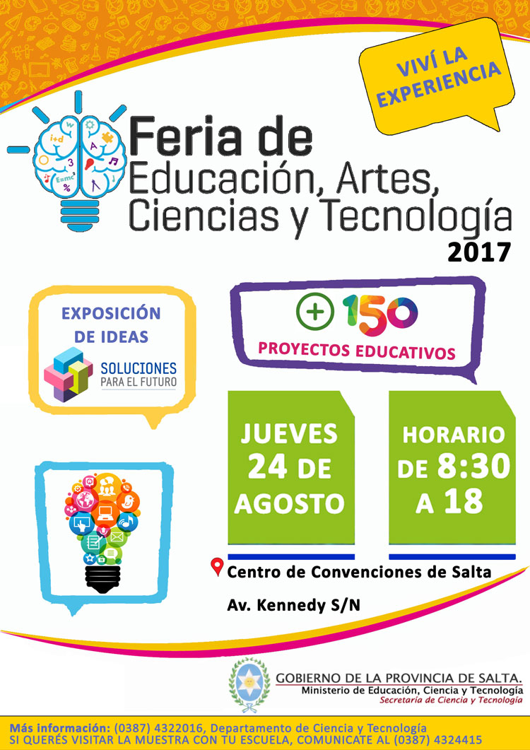 Acto de Apertura de la Instancia Provincial de Feria de Educación, Artes, Ciencias y Tecnología