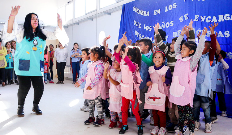 Más de 150 niños cuentan con una moderna escuela de nivel inicial en Colonia Santa Rosa