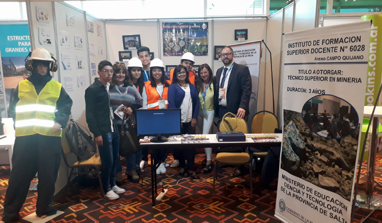 Alumnos de la Tecnicatura Superior en Minería de Quijano fueron premiados en Argentina Mining 2018