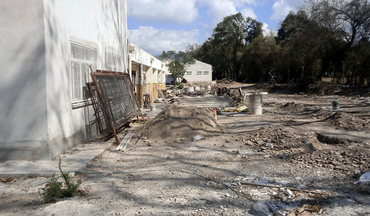 El Gobierno ejecuta obras integrales en la escuela Nº4077 de La Caldera