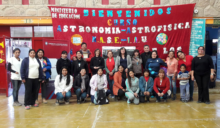 Docentes de San Antonio de los Cobres se capacitaron en astronomía y astrofísica Docentes de San Antonio de los Cobres se capacitaron en astronomía y astrofísica
