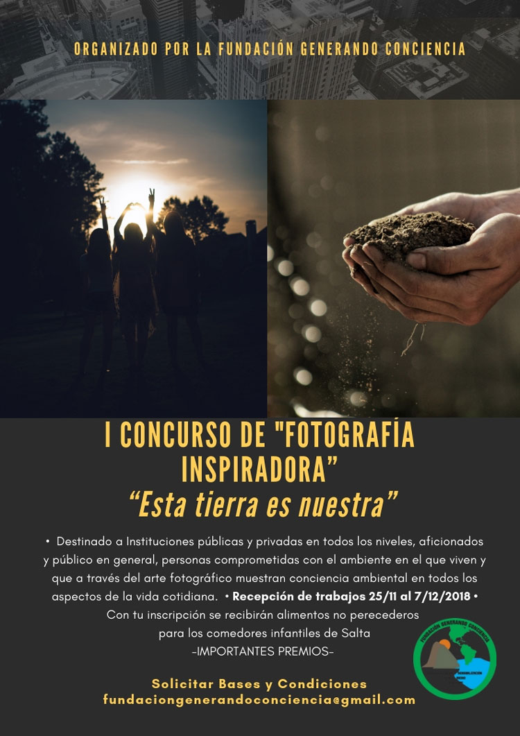 Primer Concurso de Fotografía Inspiradora “Esta tierra es nuestra”