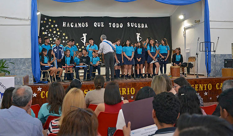 Cierre del ciclo lectivo del Nivel Secundario en el Colegio Sargento Cabral