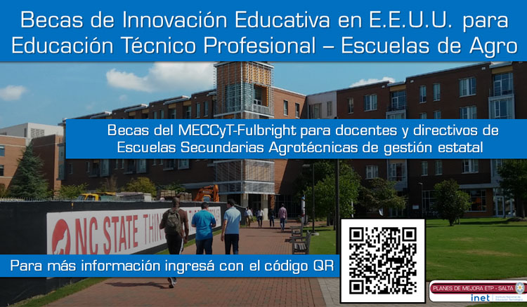 Becas en Innovación Educativa en EEUU para Educación Técnico Profesional Becas en Innovación Educativa en EEUU para Educación Técnico Profesional