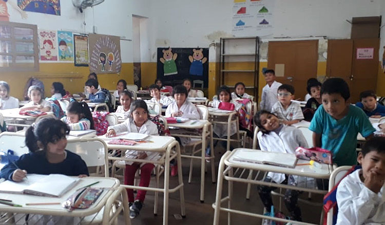 Se realiza una intervención permanente en la escuela Pizarro de Orán