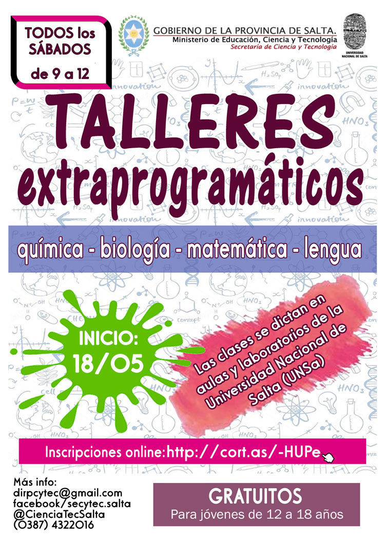 Educación lanza una nueva edición de los Talleres Extraprogramáticos