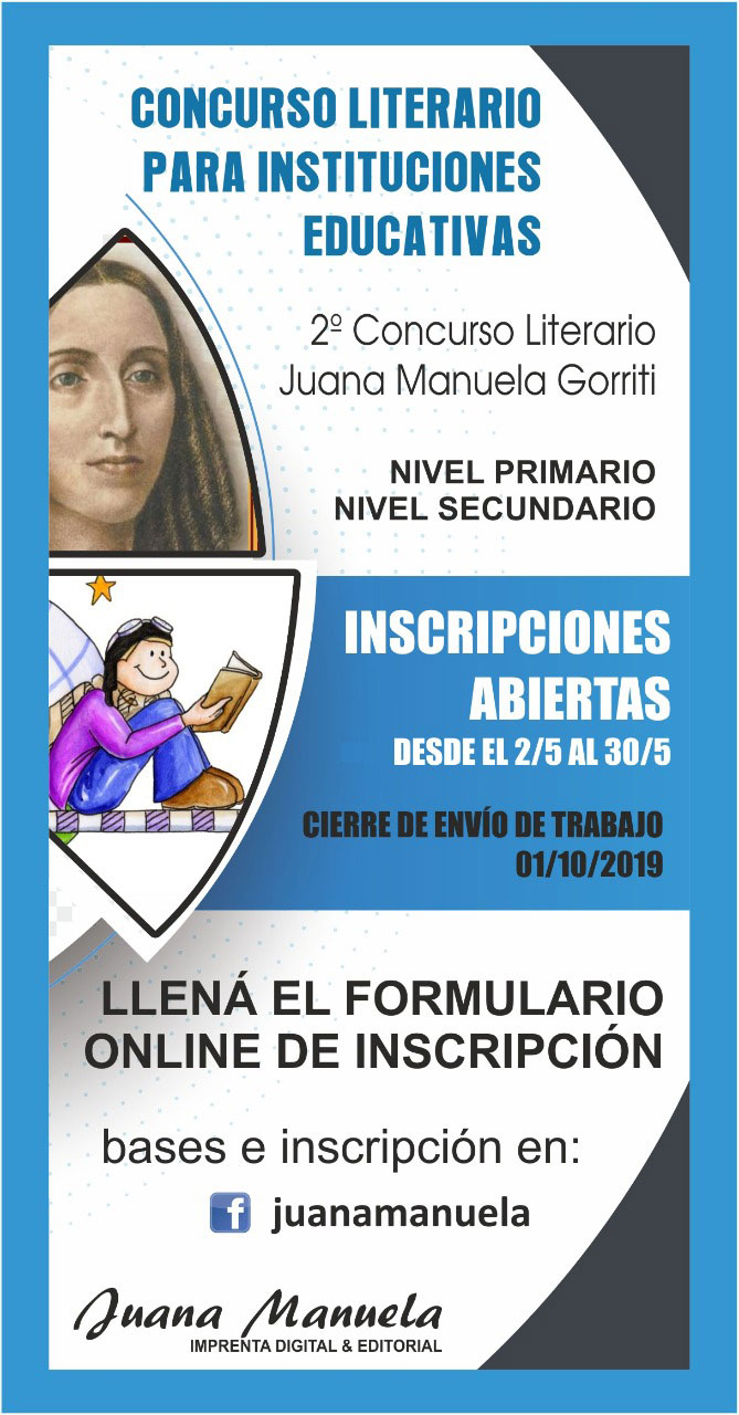 2° Concurso Literario “Juana Manuela Gorriti” 2° Concurso Literario “Juana Manuela Gorriti”