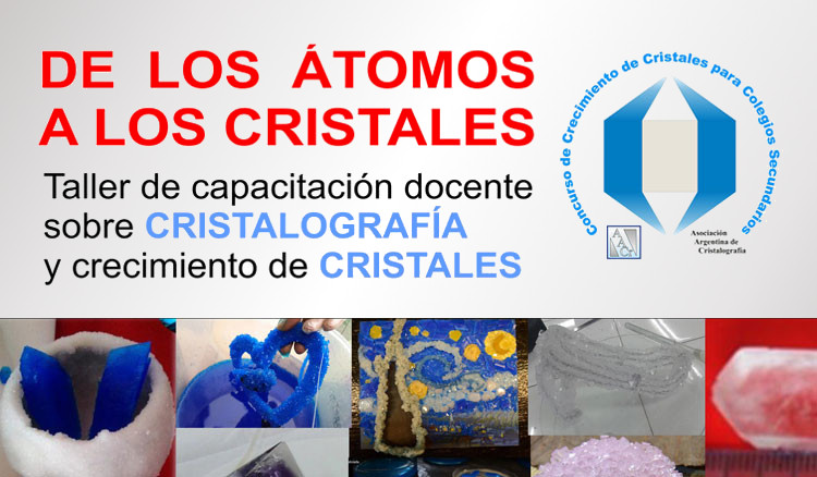 Taller de capacitación docente en Cristalografía y Crecimiento de Cristales