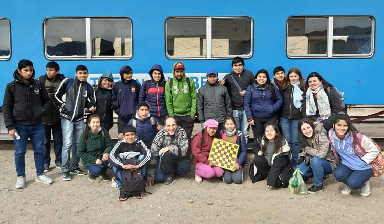 Estudiantes destacados viajaron al emblemático Tren a las Nubes Estudiantes destacados viajaron al emblemático Tren a las Nubes
