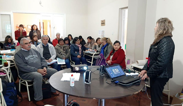 Encuentro ESI con Colegio Secundario Rural Mediado por TIC N° 5212