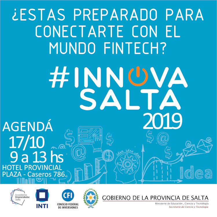 Mañana lanza la sexta edición del INNOVA SALTA Mañana lanza la sexta edición del INNOVA SALTA