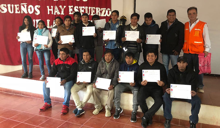 En San Antonio de los Cobres finalizaron los cursos de capacitación laboral