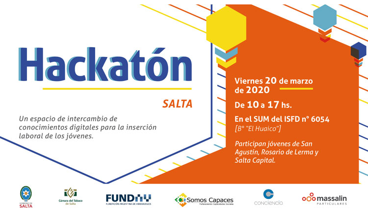Con un Hackathon acercarán herramientas tecnológicas de inserción laboral a 80 jóvenes salteños Con un Hackathon acercarán herramientas tecnológicas de inserción laboral a 80 jóvenes salteños