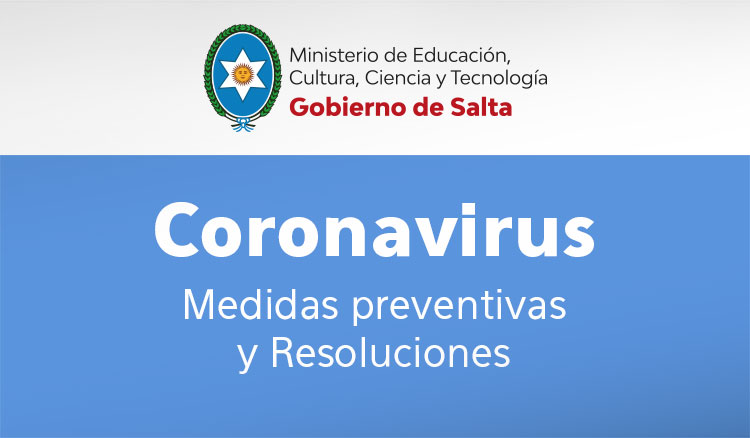 Coronavirus: Medidas preventivas y Resoluciones