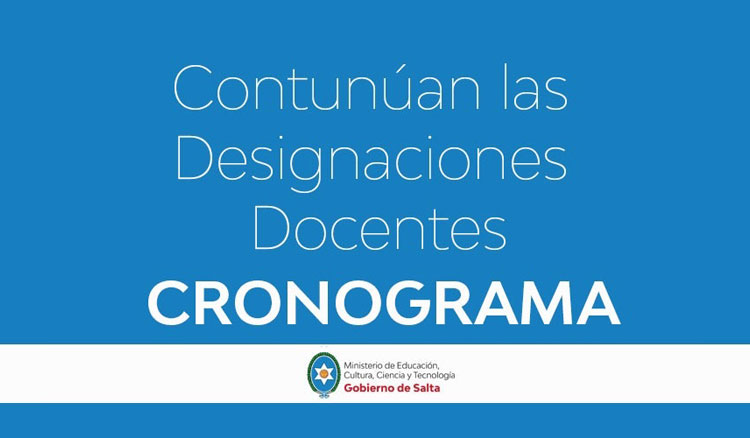 Continúan las designaciones docentes