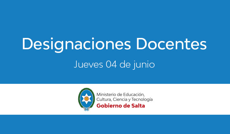 Designaciones de modalidad virtual para docentes de Nivel Primario e Inicial Designaciones de modalidad virtual para docentes de Nivel Primario e Inicial