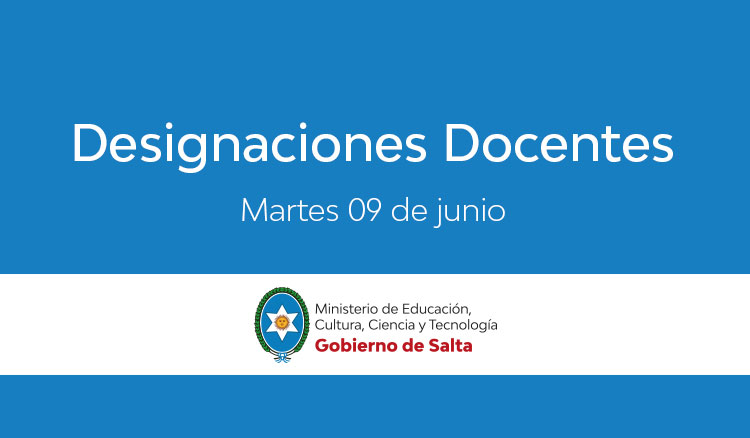 Designaciones de modalidad virtual para docentes de Nivel Primario e Inicial Designaciones de modalidad virtual para docentes de Nivel Primario e Inicial