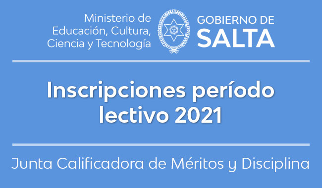 Inscripciones período lectivo 2021 Inscripciones período lectivo 2021