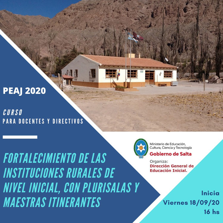 Curso “Fortalecimiento de las instituciones rurales de Nivel Inicial con plurisalas y maestras itinerantes” Curso “Fortalecimiento de las instituciones rurales de Nivel Inicial con plurisalas y maestras itinerantes”