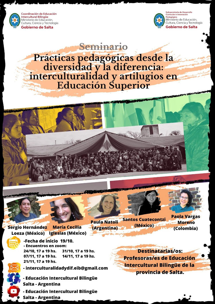 Curso “Prácticas pedagógicas desde la diversidad y la diferencia: interculturalidad y artilugios en Educación Superior” Curso “Prácticas pedagógicas desde la diversidad y la diferencia: interculturalidad y artilugios en Educación Superior”